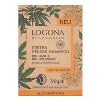 LOGONA Festes Pflege Shampoo Bio-Hanf&Bio-Holunder