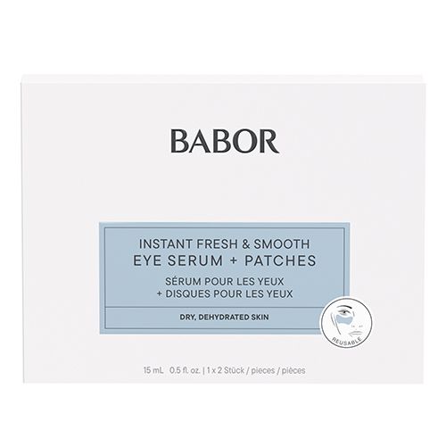 BABOR Instant Fresh & Smooth Eye Serum+Patches